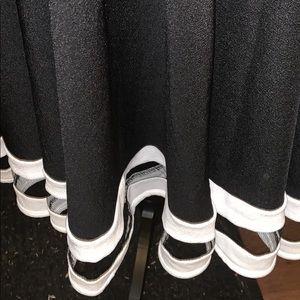 Beautiful black and white dress